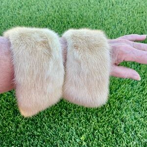 Genuine Mink Fur Cuffs For A Coat